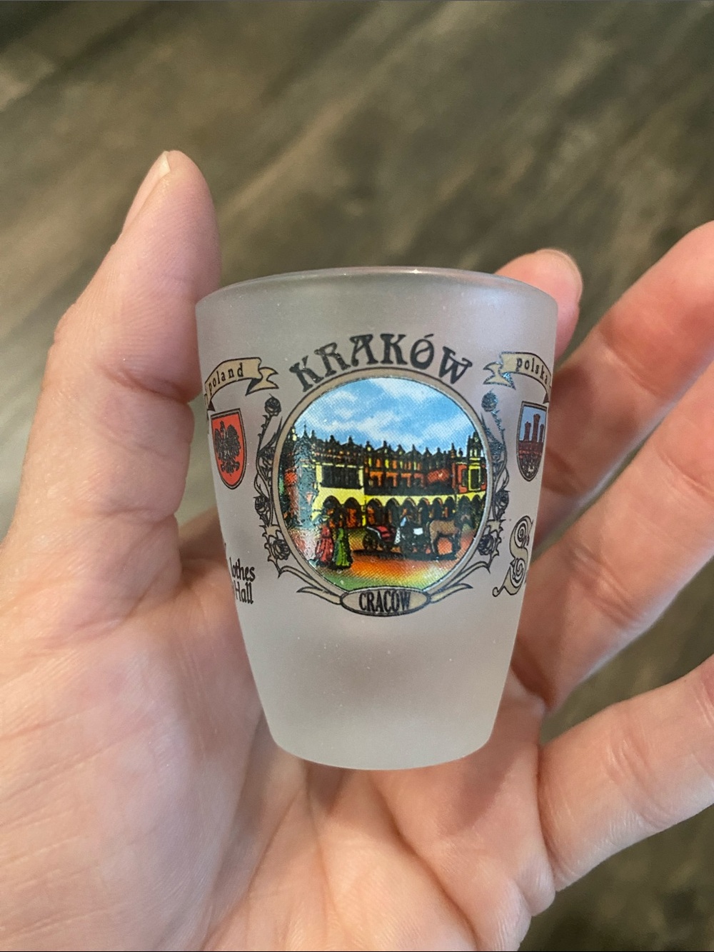 Set of 9 Shot glass‎es- European destinations